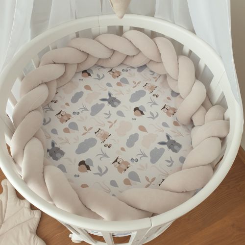 Babynest Con Balze Bozollo Per Bambini Riduttore Per Letto Neonato Lettino  Da Viaggio Culla 100% Cotone 55x90cm (grigio Con Balze)